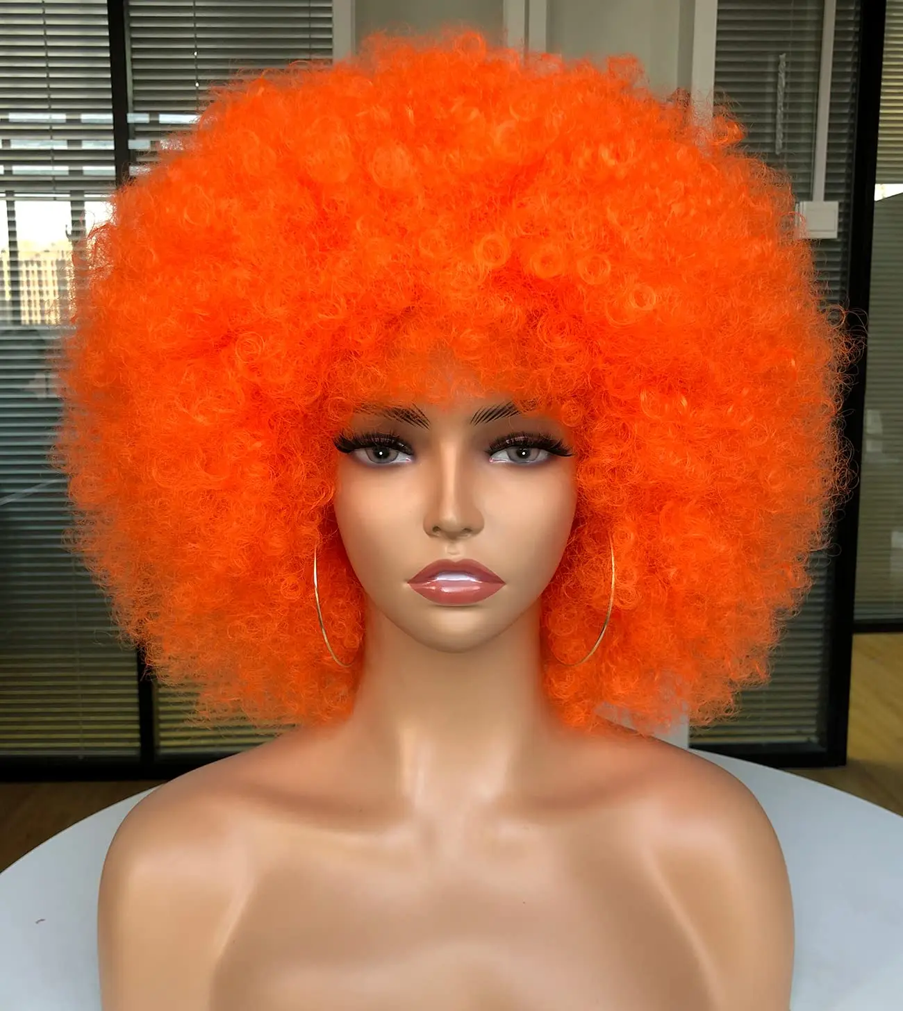 Synthetic Braided Wigs For Black Women - 合成アフロウィッグ,巻き毛,大きな弾力性,自然な外観,ハロウィーンパーティー,クリスマス,コスプレ,アフリカの女性向け