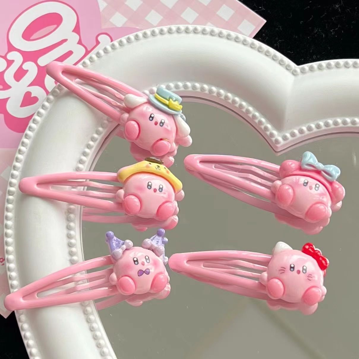Hair Bundles - 1~10 個かわいいカービィ BB ヘアクリップ甘くて素敵な女の子のサイドヘアクリップ学生用カモノハシヘアクリップ