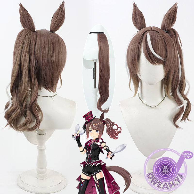 Synthetic Wigs - Highkey Hallowed コスプレウィッグ ウマ娘 プリティーダービー 耐熱人工毛
