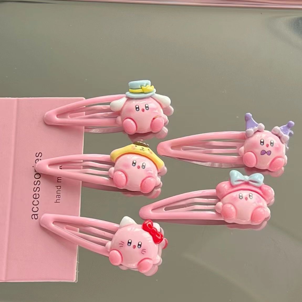1~10 個かわいいカービィ BB ヘアクリップ甘くて素敵な - Hair Bundles のレビューと価格