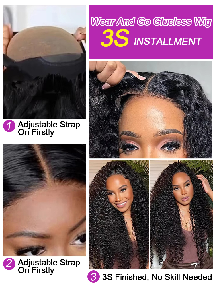 40インチ、46インチのウォーターウェーブカーリーレースフロ - Water Wave Bulk Human Hair For Braiding のレビューと価格
