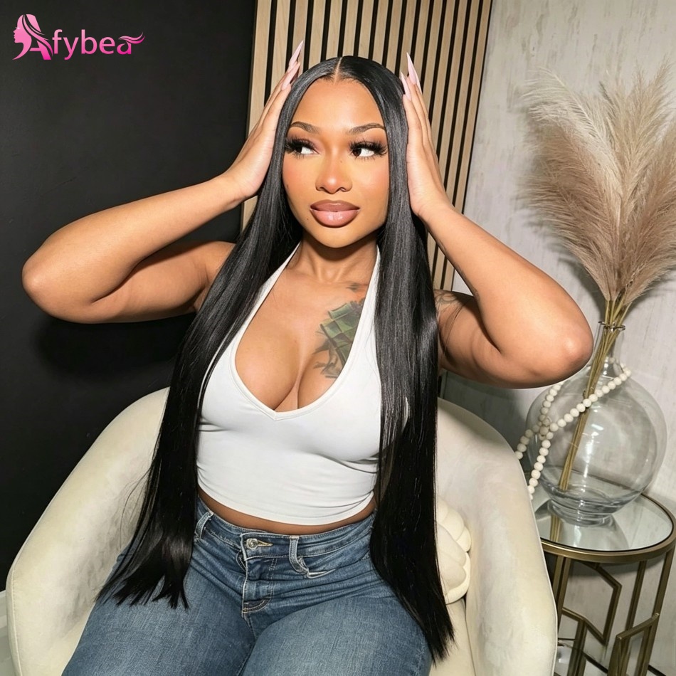 ストレート人毛ウィッグ　接着剤不要　密度220％　13x6  - Hd Lace Frontal Wig Human Hair Pre Plucked のレビューと価格