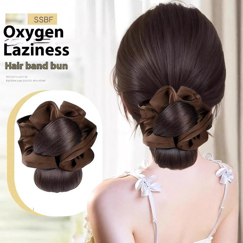簡単に作れるアップヘア、合成毛の爪留めメッシーヘアバン、女性 - Claw Clip Messy Bun Hair Piece のレビューと価格