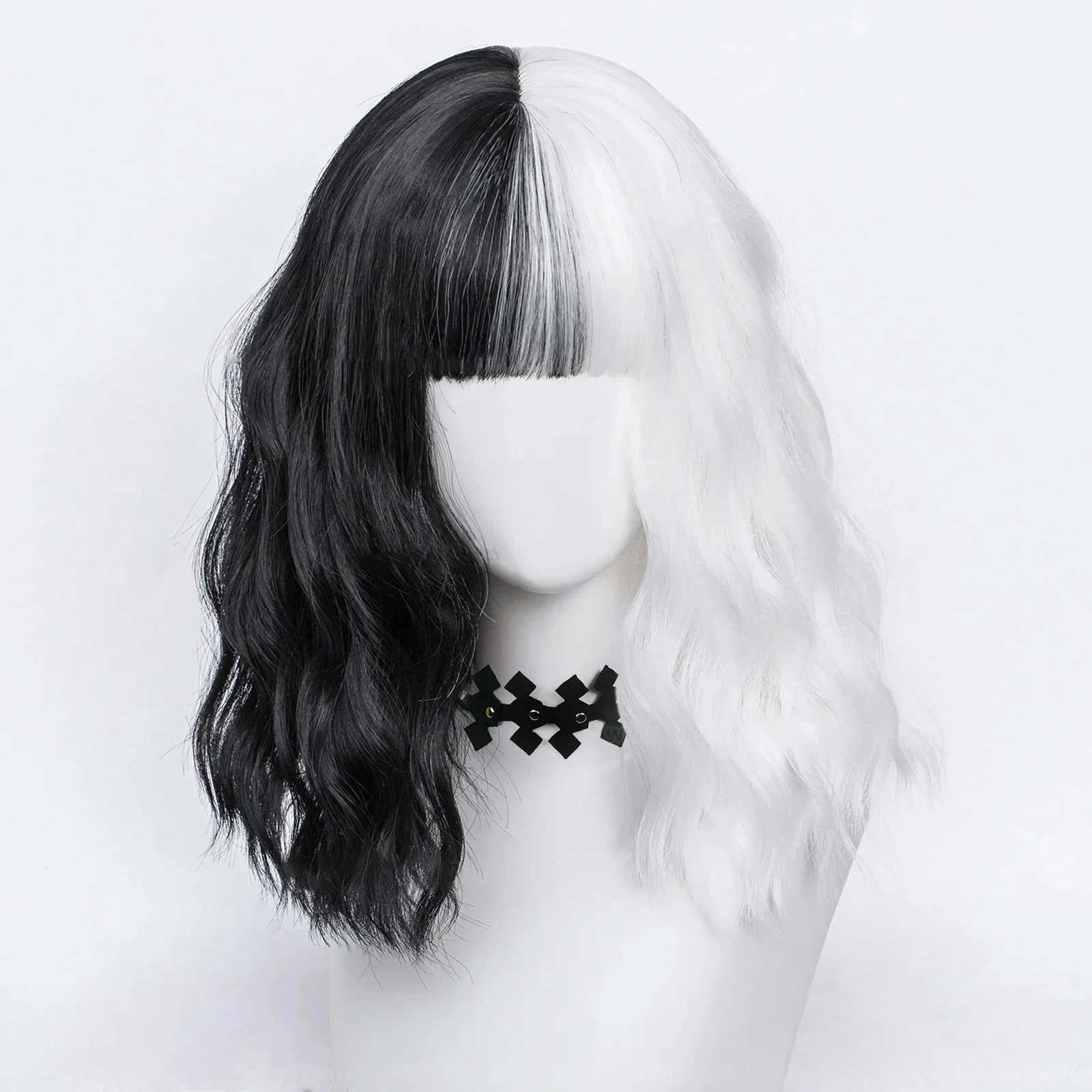 コンベンションアニメクルエラ・デ・ヴィルコスプレウィッグ小道 - Synthetic Braided Wigs For Black Women のレビューと価格