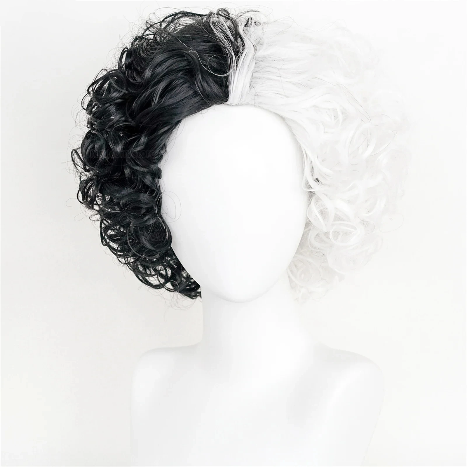 コンベンションアニメクルエラ・デ・ヴィルコスプレウィッグ小道 - Synthetic Braided Wigs For Black Women のレビューと価格