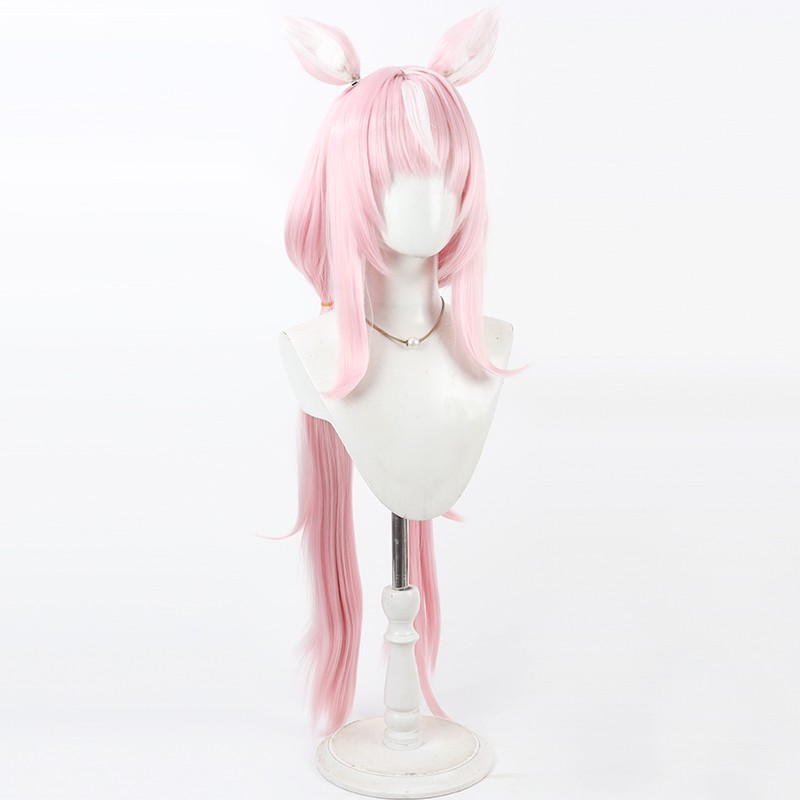 ヤン・ナリ コスプレウィッグ Vtuber ピンク ロング  - Synthetic Wigs のレビューと価格