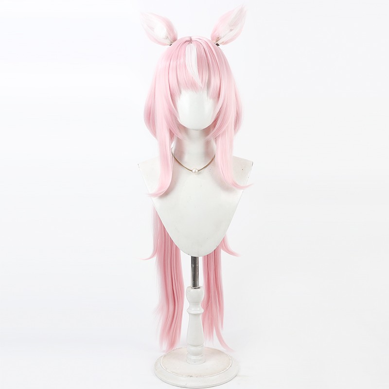 ヤン・ナリ コスプレウィッグ Vtuber ピンク ロング  - Synthetic Wigs のレビューと価格
