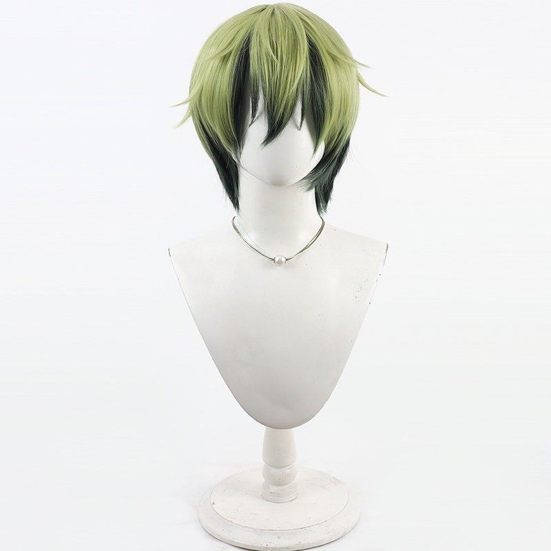 アニメナオヤ・ゼニンウィッグブロンドと黒のショートストレート - Synthetic Braided Wigs For Black Women のレビューと価格