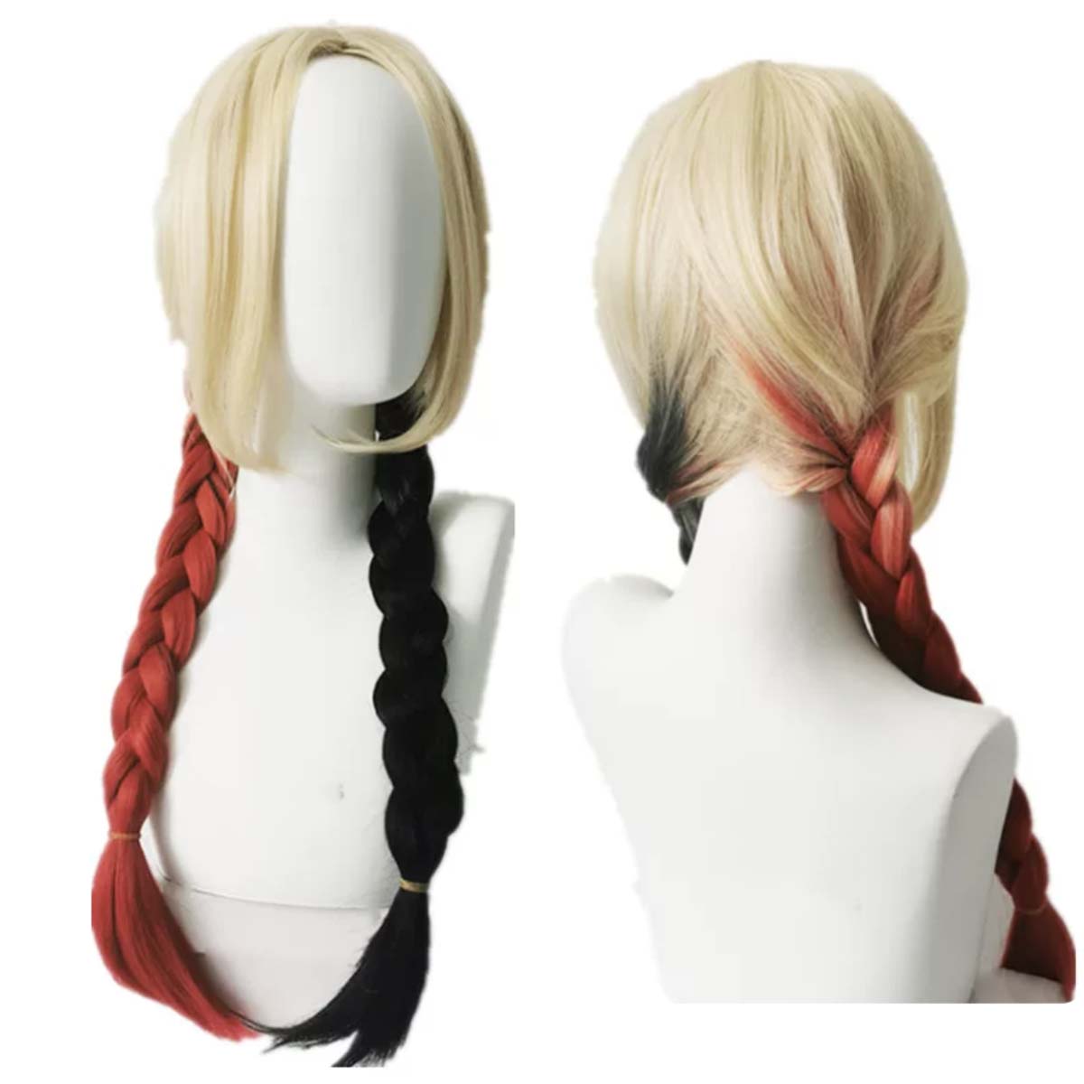 女性用クインコスプレウィッグ ハーレー2 ポニーテールスタイ - Synthetic Braided Wigs For Black Women のレビューと価格