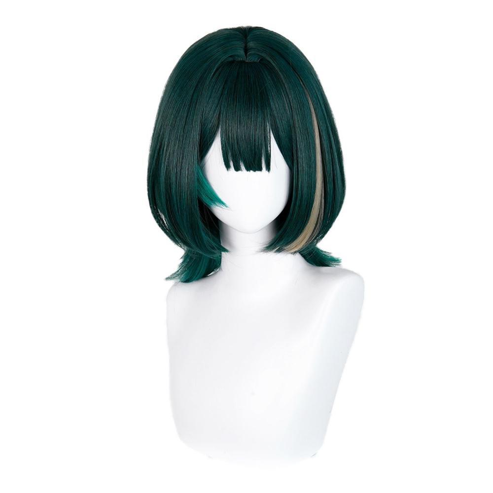 アニメネフェルコスプレウィッググリーンハイライトウィッグ女性 - Synthetic Wigs のレビューと価格