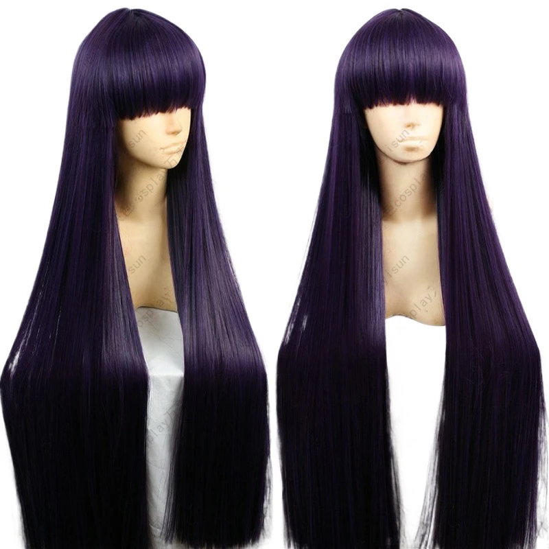 セーラーマー-長いストレート人工毛コスプレウィッグ、耐熱性、 - Synthetic Braided Wigs For Black Women のレビューと価格