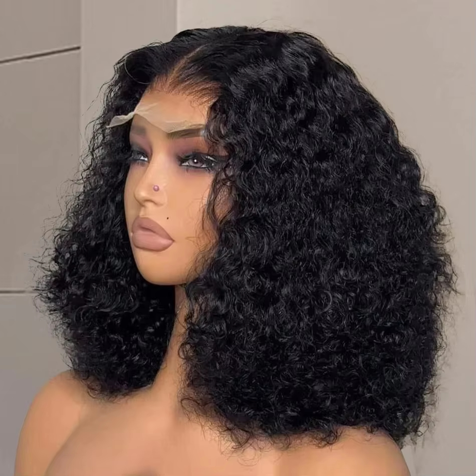 8-16インチ ボブカール人毛ウィッグ 13x4 HDレース - Glueless Wear And Go Human Hair Wig のレビューと価格