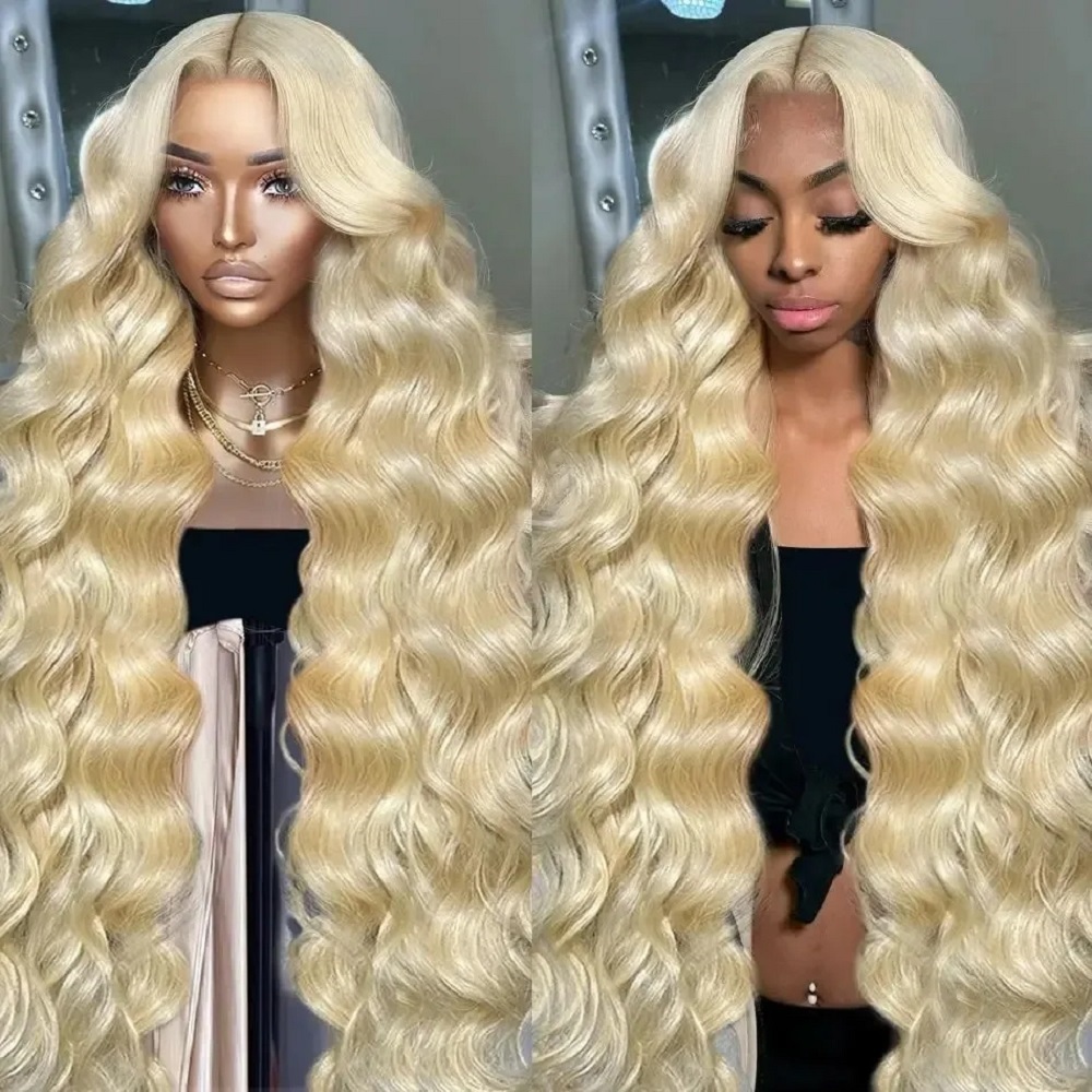 46インチHDブロンド13x4レースフロントウィッグ、613 - 613 Blonde Body Wave Lace Front Wig のレビューと価格