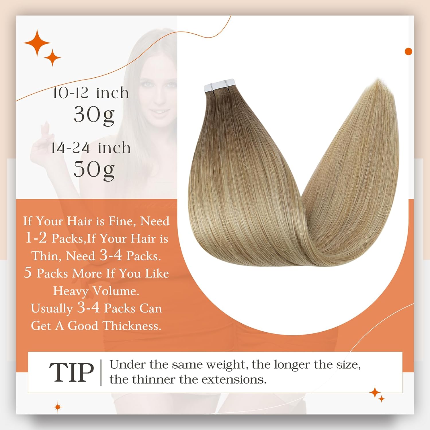 フルシャインアンバーテープヘアエクステンション人毛ブロンドカ - Invisible Tape In Extensions Real Hair のレビューと価格