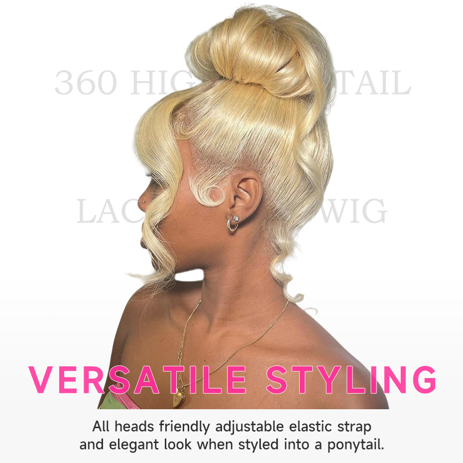 40～42インチ 360フルレースウィッグ ボーンストレート - Lace Front Wigs のレビューと価格