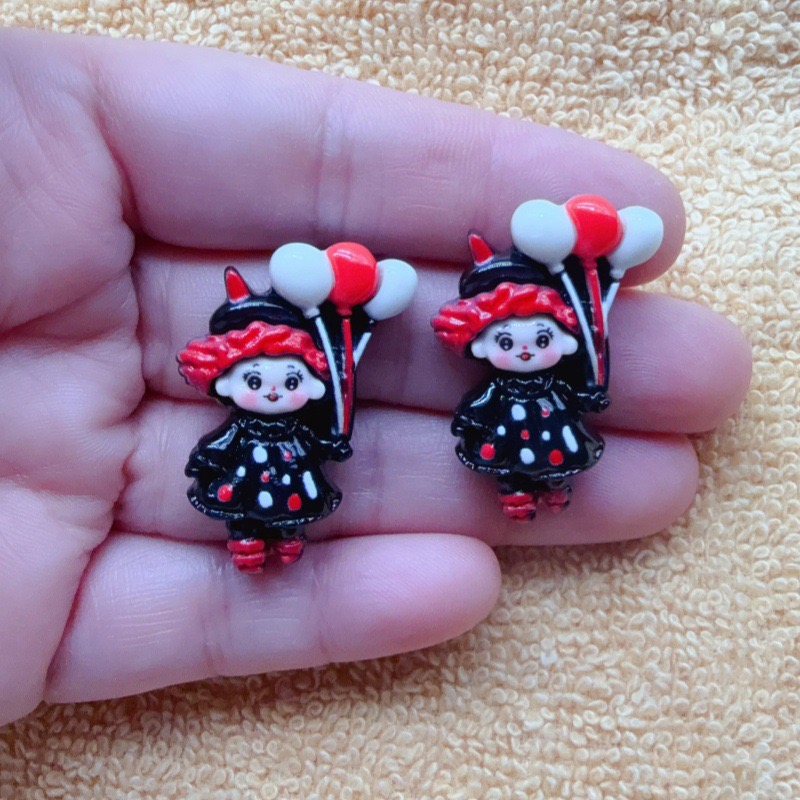 12個入りジョーカーバルーン子供用楽しい手作りDIYクリーム - Hair Clips のレビューと価格